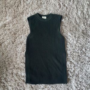 Olive green Aritzia sweater top